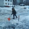 Председатели советов ОПОП оказывают содействие в чистке снега на улицах района