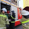 Пожарно-тактическое занятие с добровольцами Марьино