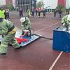 Соревнования по боевому развертыванию поливомоечных машин по тушению природных пожаров