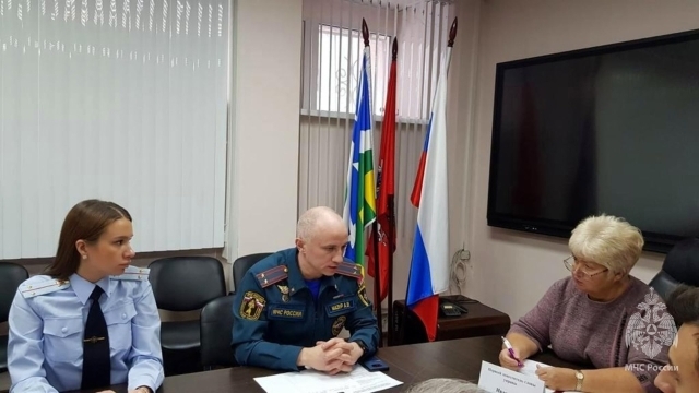 В Марьино прошло заседание комиссии по чрезвычайным ситуациям