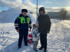 В Юго-Восточном округе Москвы автоинспекторы провели акцию с детьми и их родителями в местах катания на тюбингах