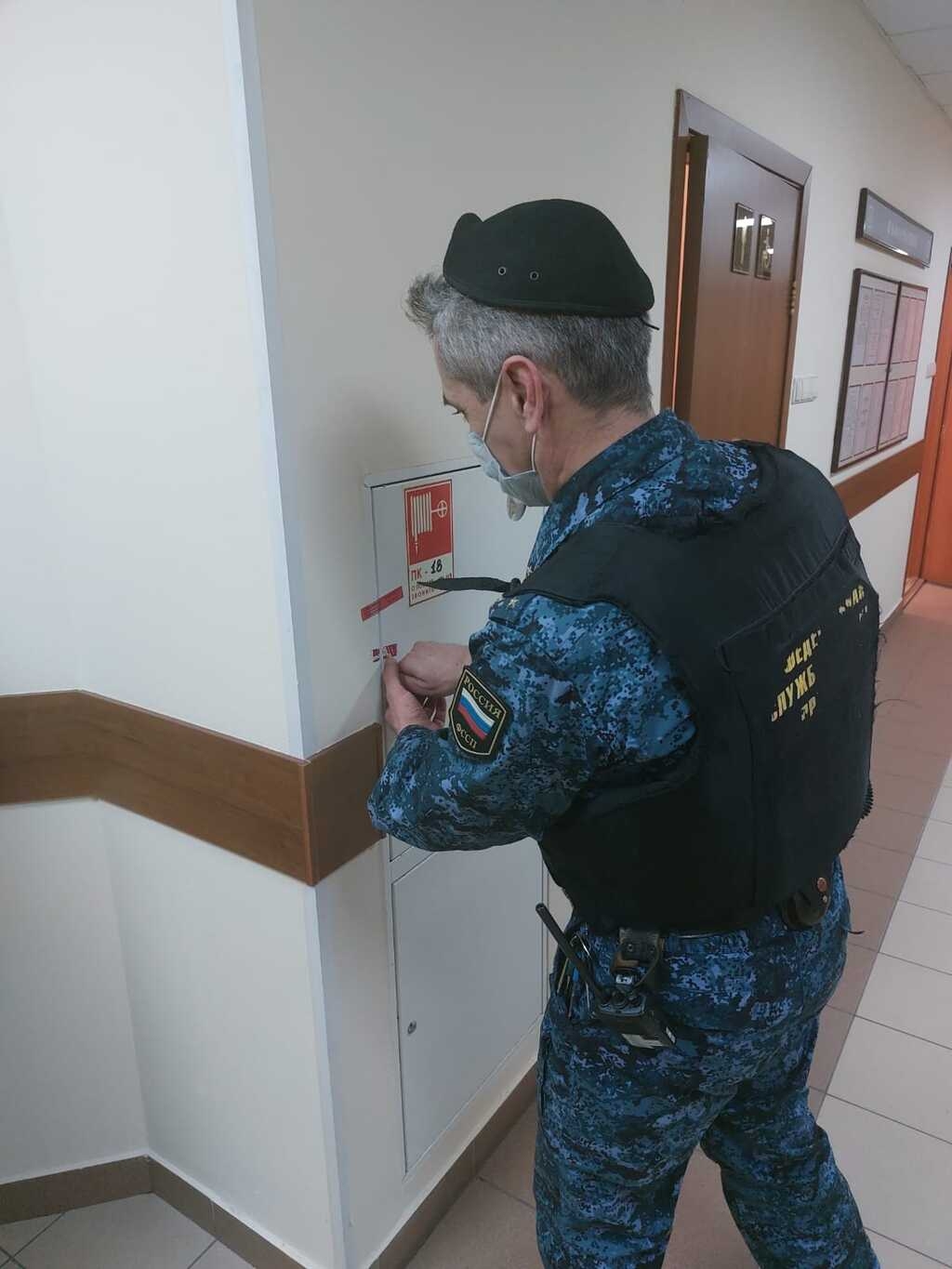 Учебная эвакуация на социально значимом объекте - Люблинском районном суде Учебная эвакуация на социально значимом объекте - Люблинском районном суде