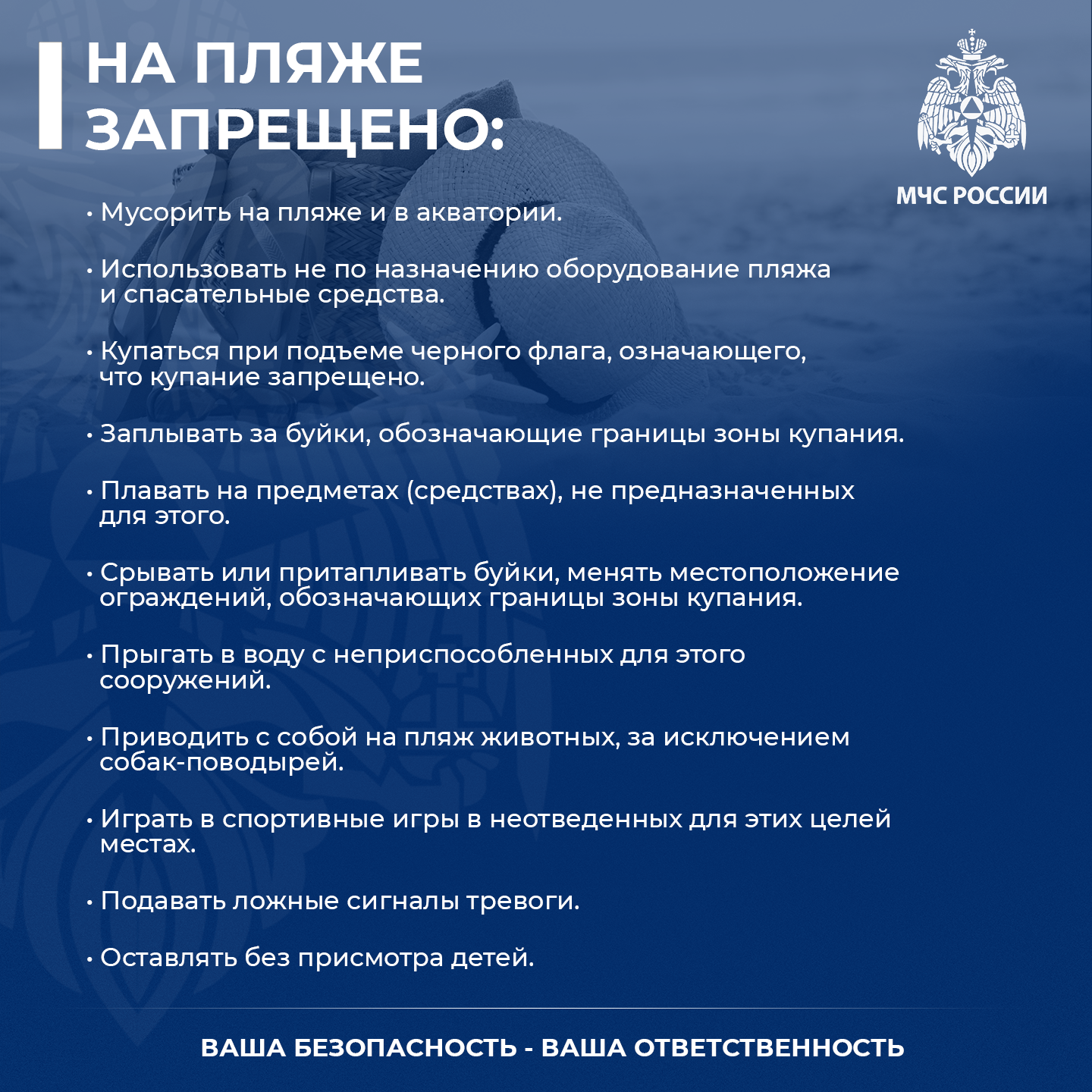 Безопасность на пляже Безопасность на пляже