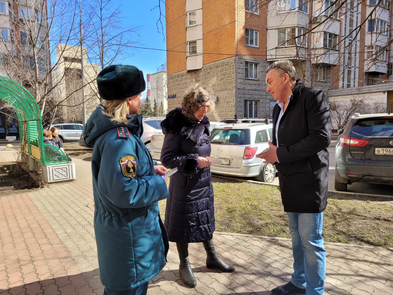 Профрейды с представителями общественного пункта охраны порядка